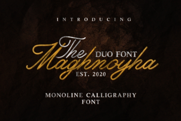 Maghnoyha Duo font preview