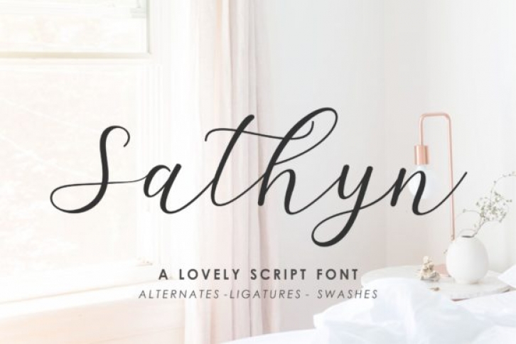 Sathyn font preview