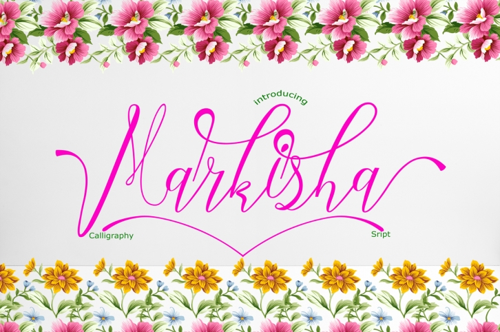 Markisha font preview