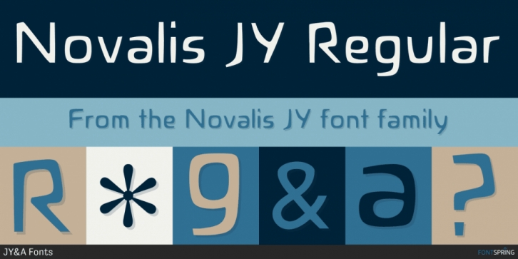Novalis JY font preview