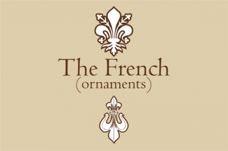The French font preview