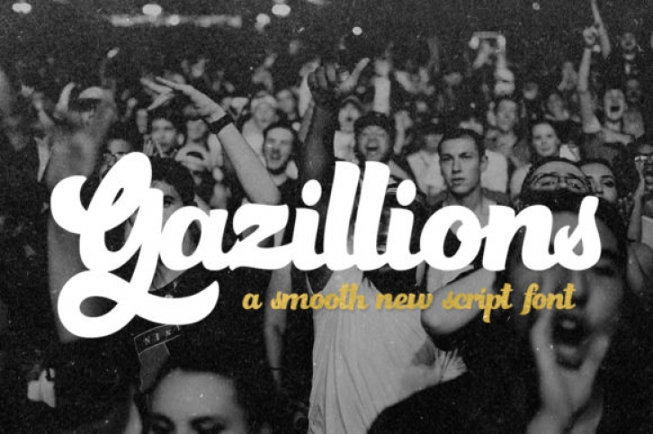 Gazillions font preview