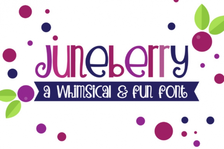 PN Juneberry font preview