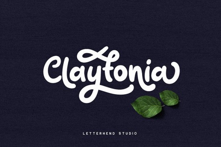 Claytonia font preview