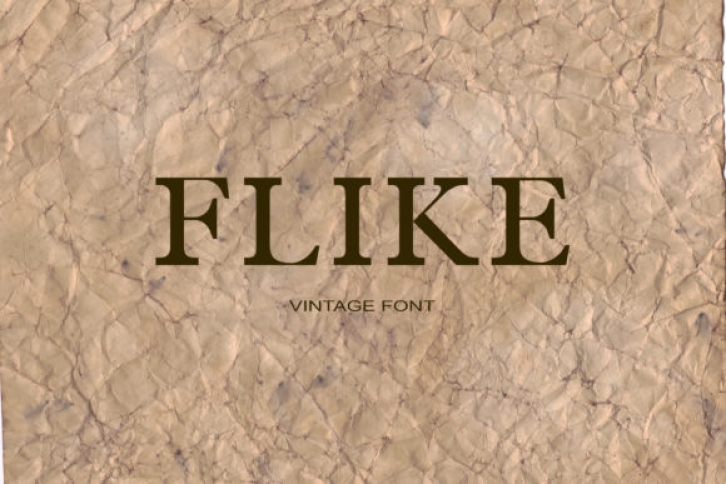 Flike font preview