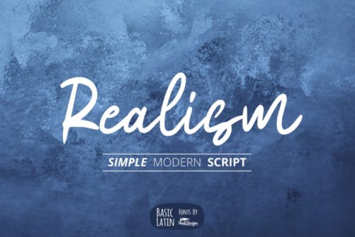 Realism font preview