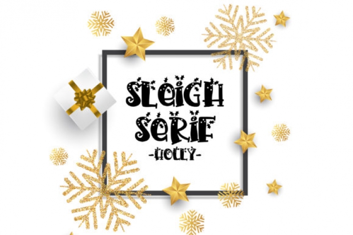 PN Sleigh Serif Holly font preview