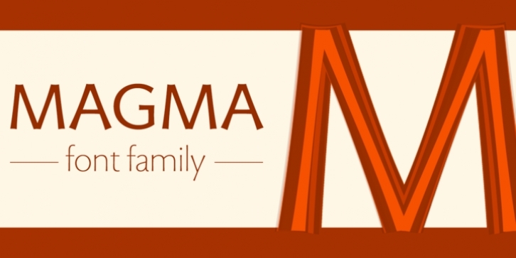 Magma font preview