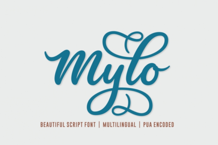 Mylo font preview