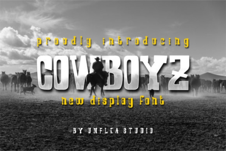 Cowboyz font preview