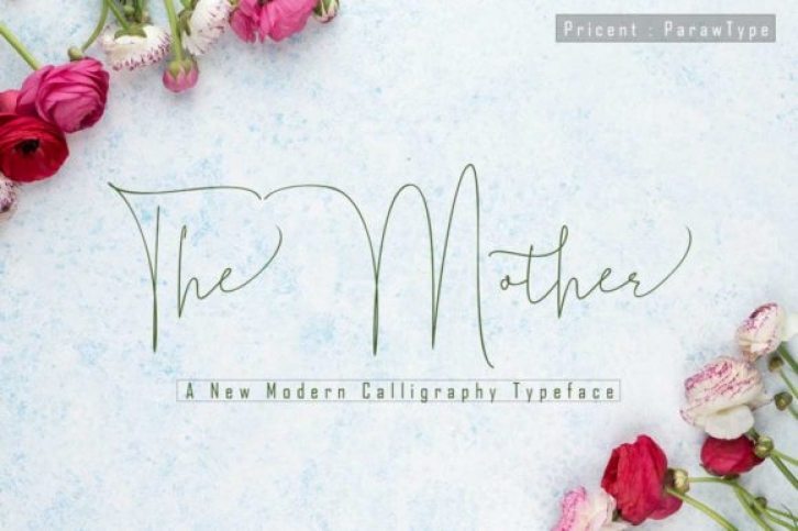 The Mother font preview