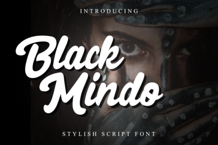 Black Mindo font preview