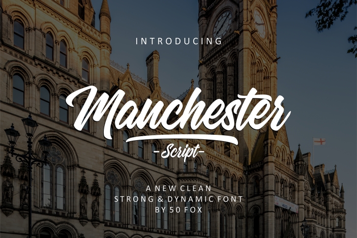 Manchester font preview
