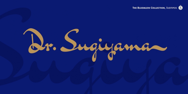 Dr Sugiyama Pro font preview