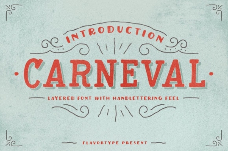 Carneval font preview
