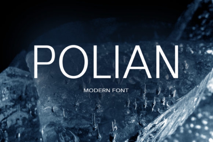 Polian font preview