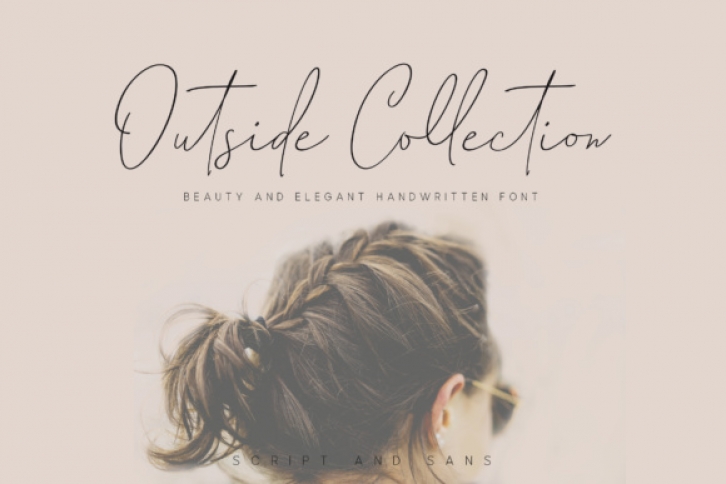 Outside Collection font preview