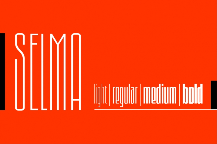 Selma font preview