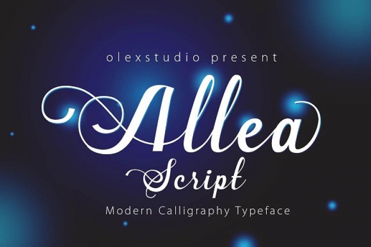 New Allea font preview