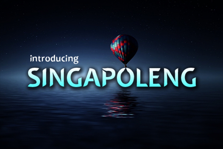 Singapoleng font preview