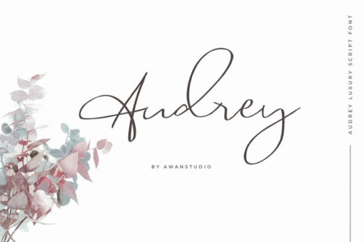 Audrey font preview