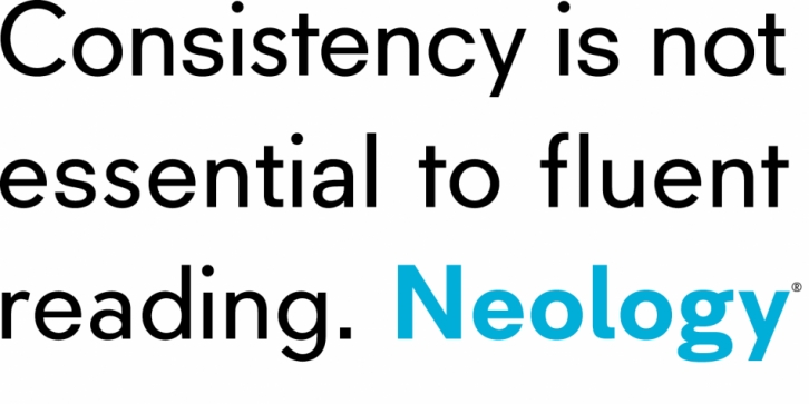 Neology font preview