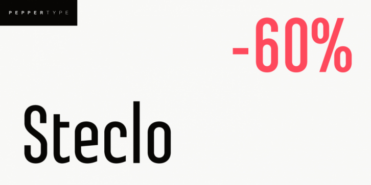 Steclo font preview