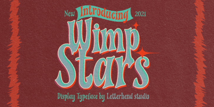 Wimp Stars font preview