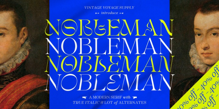 VVS Nobleman font preview