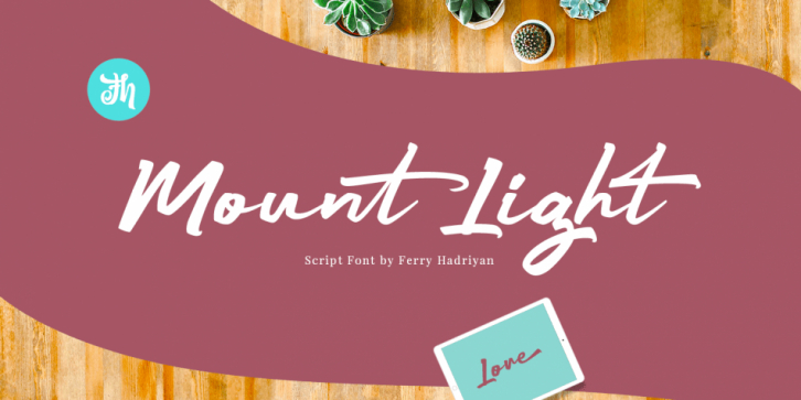 Mount Light font preview