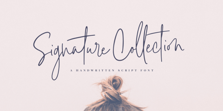 Signature Collection font preview