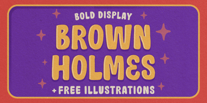 Brown Holmes font preview