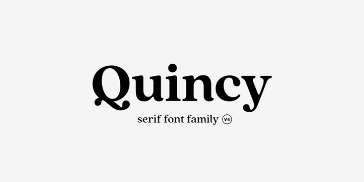 Quincy CF font preview
