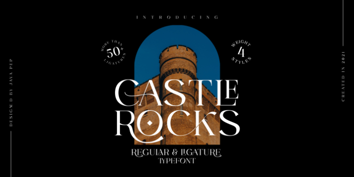 Castle Rocks font preview