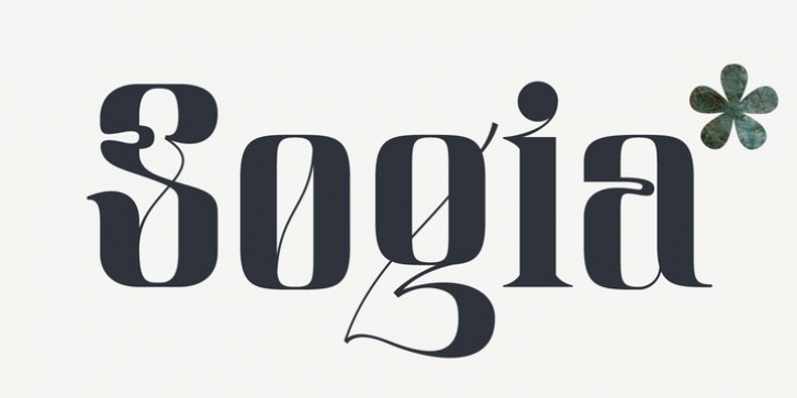 Sogia font preview