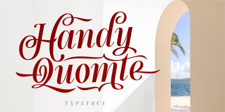 Handy Quomte font preview