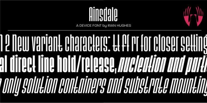 Ainsdale font preview