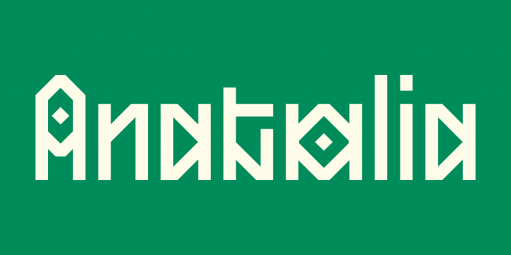 SK Anatolia font preview