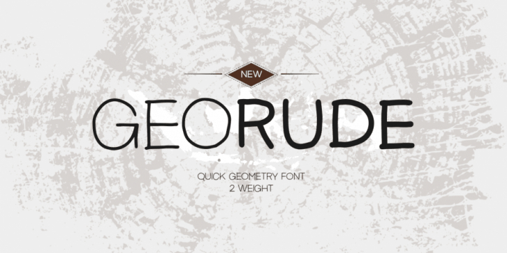 Georude font preview