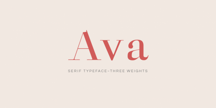 Ava font preview