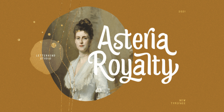 Asteria Royalty font preview