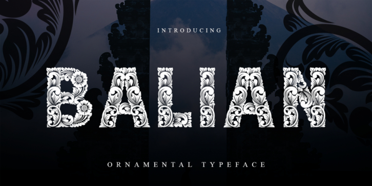 Balian font preview