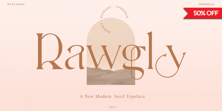 Rawgly font preview