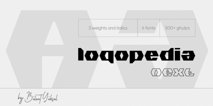 Logopedia Next font preview