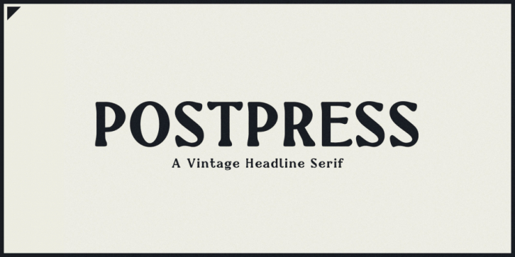 Postpress font preview