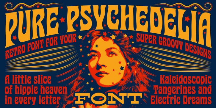Pure Psychedelia font preview