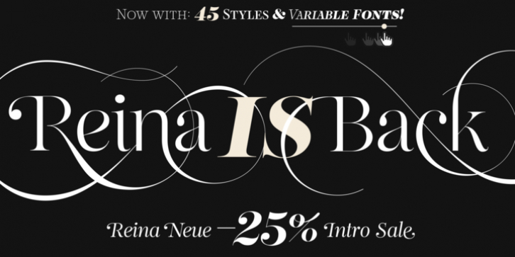 Reina Neue font preview