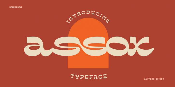 assox typeface font preview
