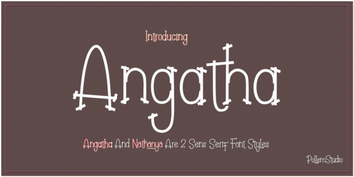 Angatha & Nathaya font preview