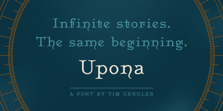 Upona font preview